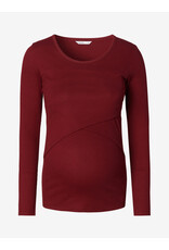 Noppies Noppies Zwangerschap & Voedingsshirt - zinfandel red - 6030007 4522