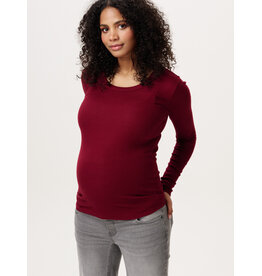 Noppies Noppies Zwangerschap & Voeding shirt - zinfandel red