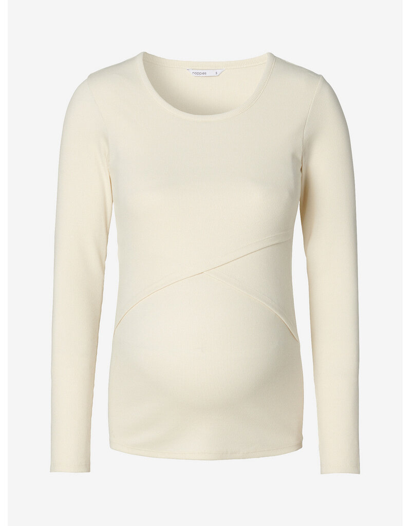 Noppies Noppies Zwangerschap & Voedingsshirt - bone white - 6030007 1105