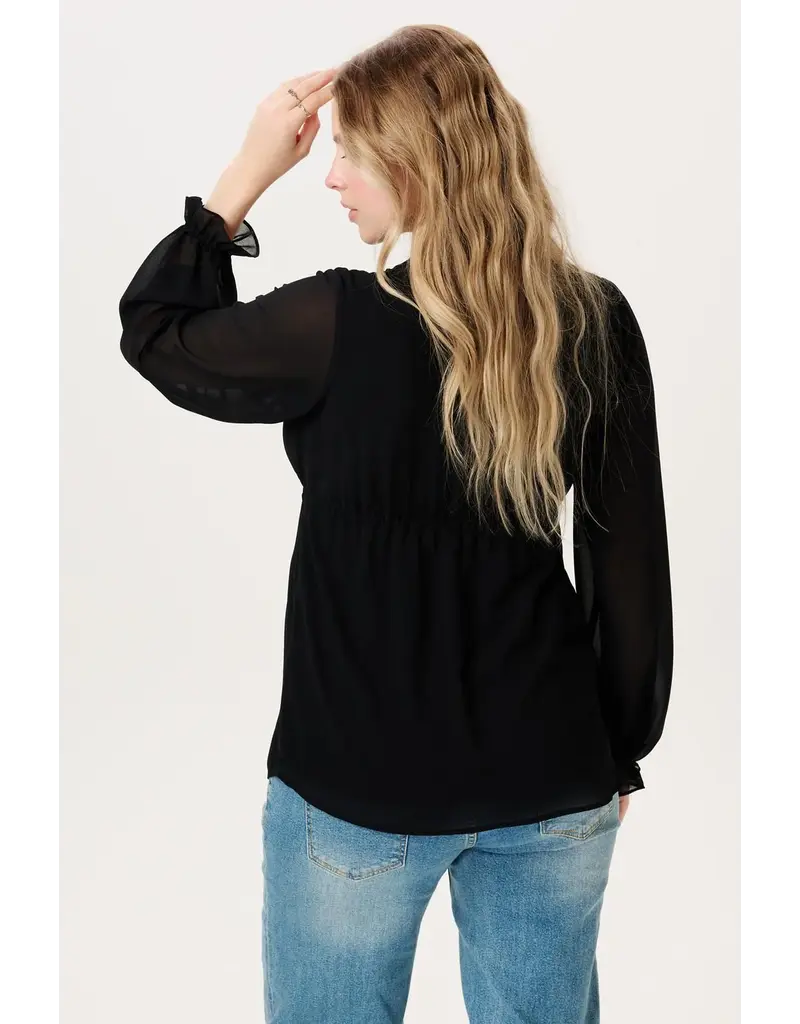 Noppies Noppies Zwangerschap & Voedingsblouse - zwart - 6030010 1007