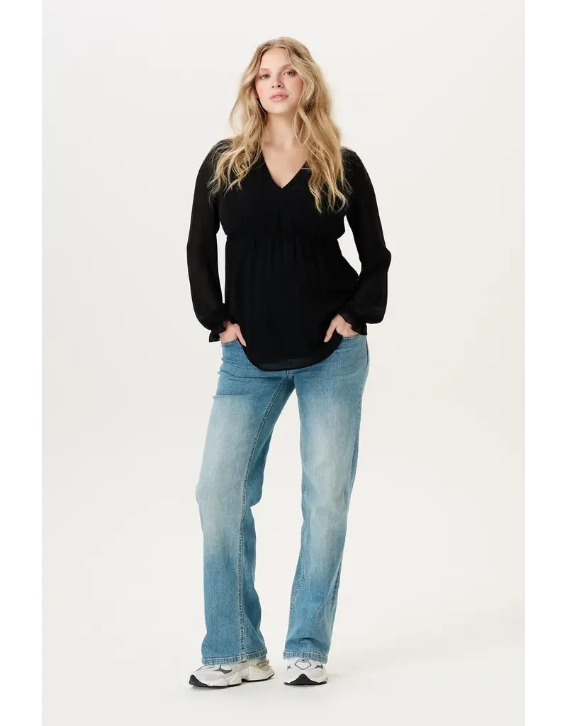 Noppies Noppies Zwangerschap & Voedingsblouse - zwart - 6030010 1007