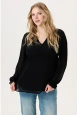 Noppies Noppies Zwangerschap & Voedingsblouse - zwart - 6030010 1007