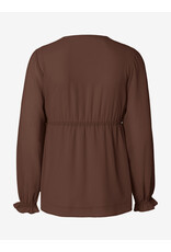 Noppies Noppies Zwangerschap & Voedingsblouse - bruin - 6030010 2613