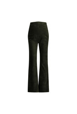 Love2Wait Love2Wait Pants Flared rib velvet - Olive - C252001 054