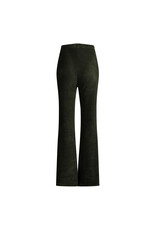 Love2Wait Love2Wait Pants Flared rib velvet - Olive - C252001 054