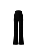 Love2Wait Love2Wait Pants Flared rib velvet - zwart C252001 004