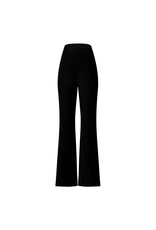 Love2Wait Love2Wait Pants Flared rib velvet - zwart C252001 004