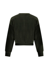 Love2Wait Love2Wait Sweater - Velvet - cropped - Olive - B999 Alisa