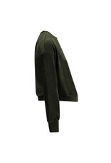 Love2Wait Love2Wait Sweater - Velvet - cropped - Olive - B999 Alisa