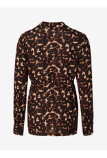Noppies Noppies leopard zwangerschapsblouse met voedingsfunctie - 6030019