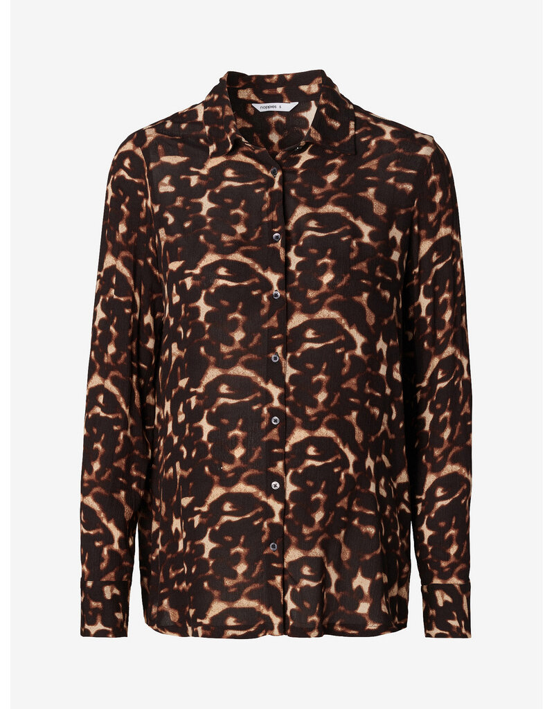 Noppies Noppies leopard zwangerschapsblouse met voedingsfunctie - 6030019