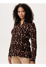 Noppies Noppies leopard zwangerschapsblouse met voedingsfunctie - 6030019