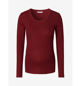 Noppies Noppies zwangerschapsshirt wijnrood - Zinfandel