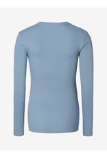 Noppies Noppies lichtblauw zwangerschapsshirt met voedingsfunctie - Ashley Blue - 6030028 7051