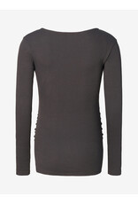 Noppies Noppies overslag zwangerschapsshirt met V-hals - Forged Iron - 6030029 1790