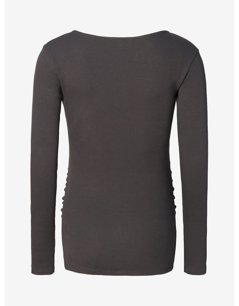 Noppies Noppies overslag zwangerschapsshirt met V-hals - Forged Iron - 6030029 1790
