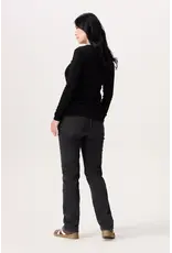 Noppies Noppies zwart rib zwangerschapsshirt met Easy Nursing - 1600011 P090