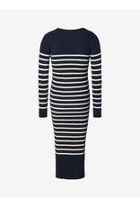 Noppies Noppies blauw-wit gestreepte midi zwangerschapsjurk met split - 1604514 7360