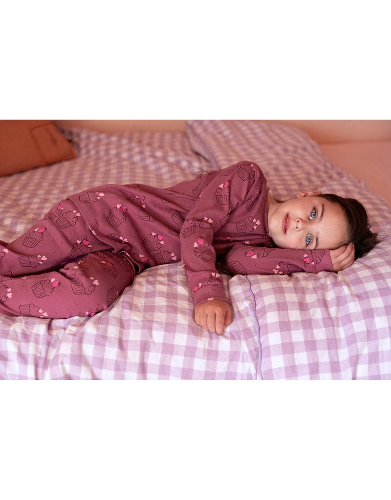 Feetje Baby Feetje Premium Limited pyjama Chloe Cupcakes – Violet