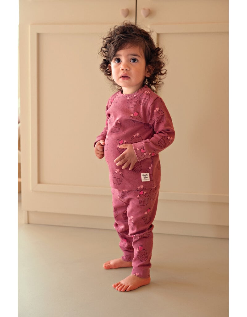Feetje Baby Feetje Premium Limited pyjama Chloe Cupcakes – Violet