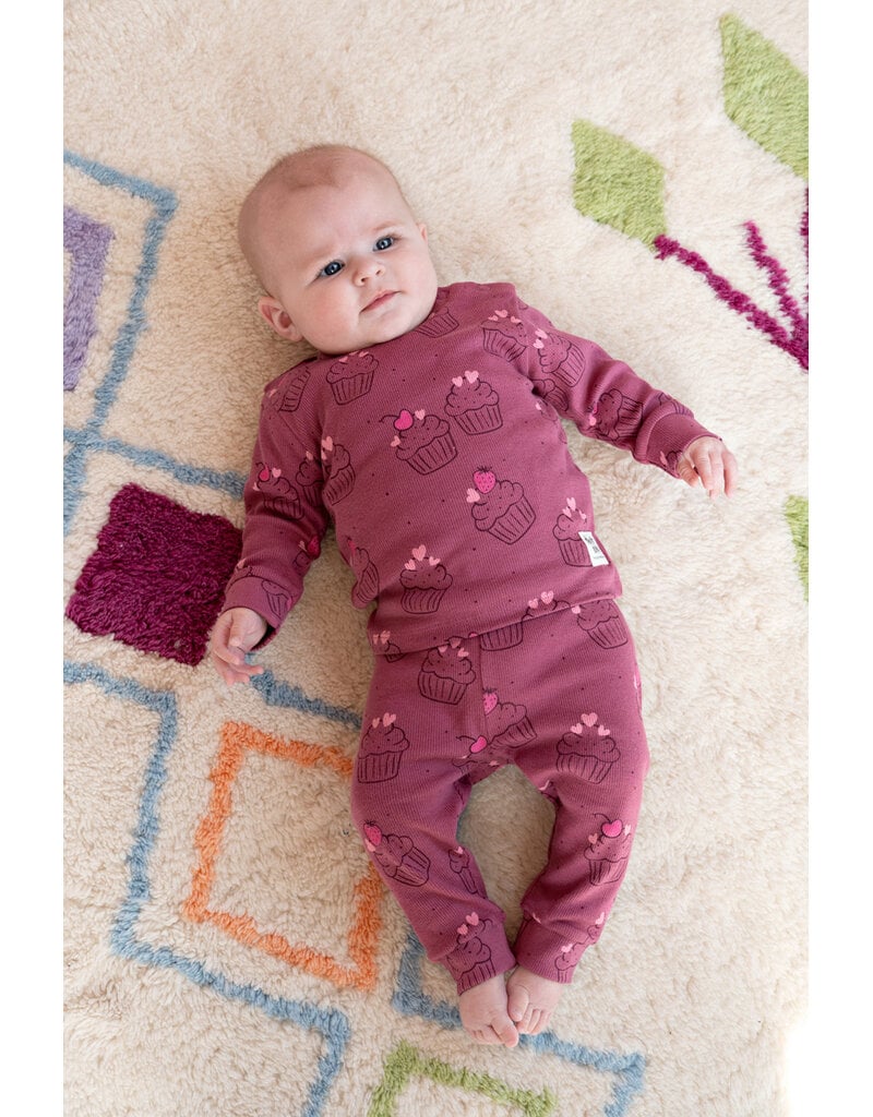 Feetje Baby Feetje Premium Limited pyjama Chloe Cupcakes – Violet