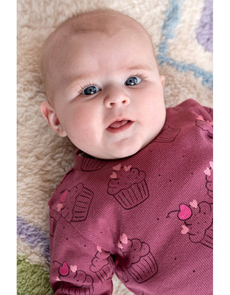 Feetje Baby Feetje Premium Limited pyjama Chloe Cupcakes – Violet