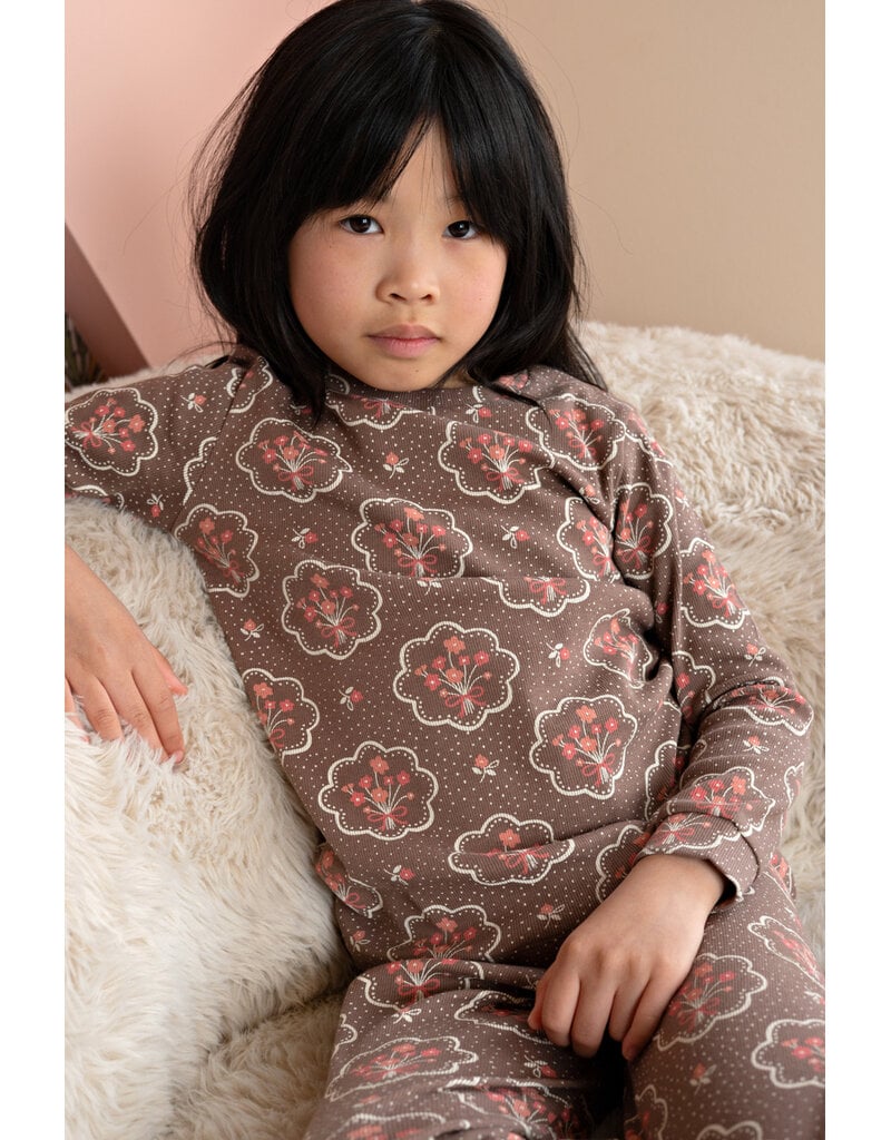 Feetje Baby Feetje Premium Limited pyjama Maddie Medallion – Bruin