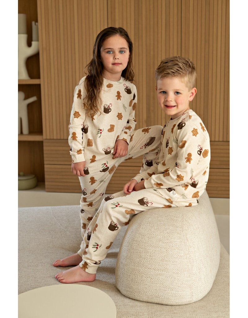 Feetje Baby Feetje Premium Limited pyjama Cosy Cookie – Naturel Melange