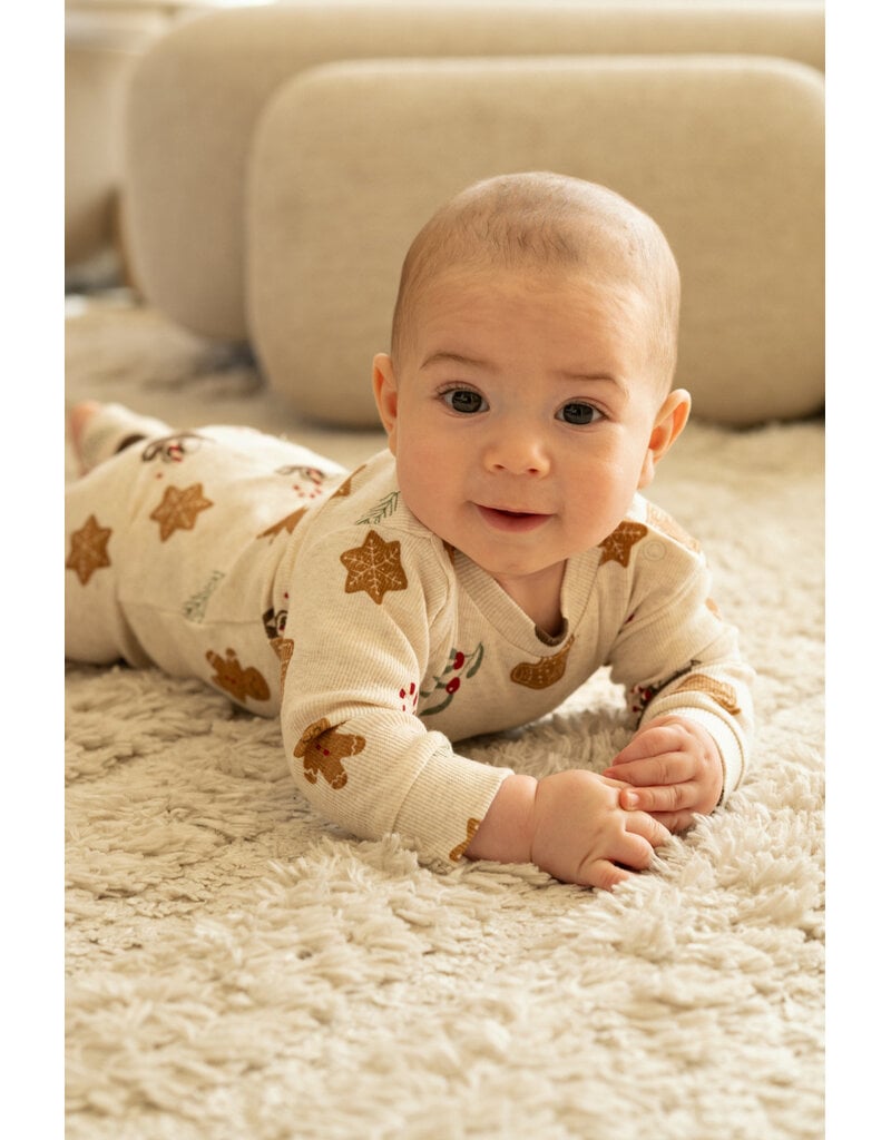 Feetje Baby Feetje Premium Limited pyjama Cosy Cookie – Naturel Melange