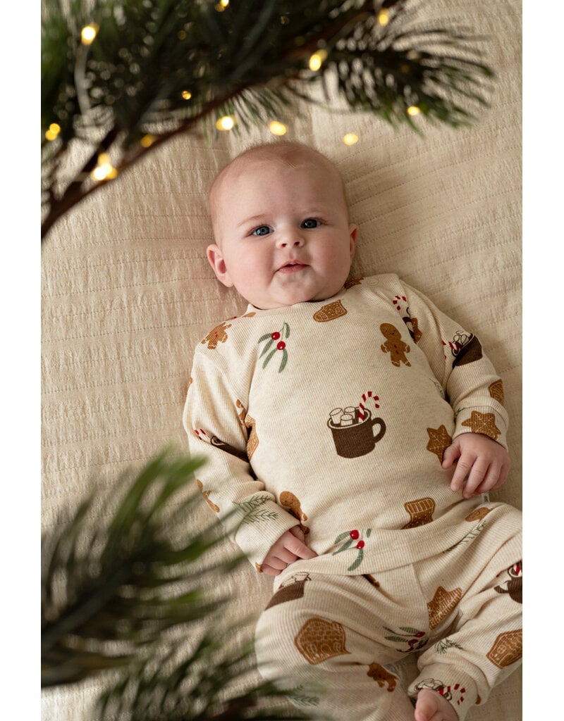 Feetje Baby Feetje Premium Limited pyjama Cosy Cookie – Naturel Melange
