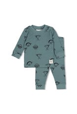 Feetje Baby Feetje Premium Limited pyjama Jack Snack – Petrol