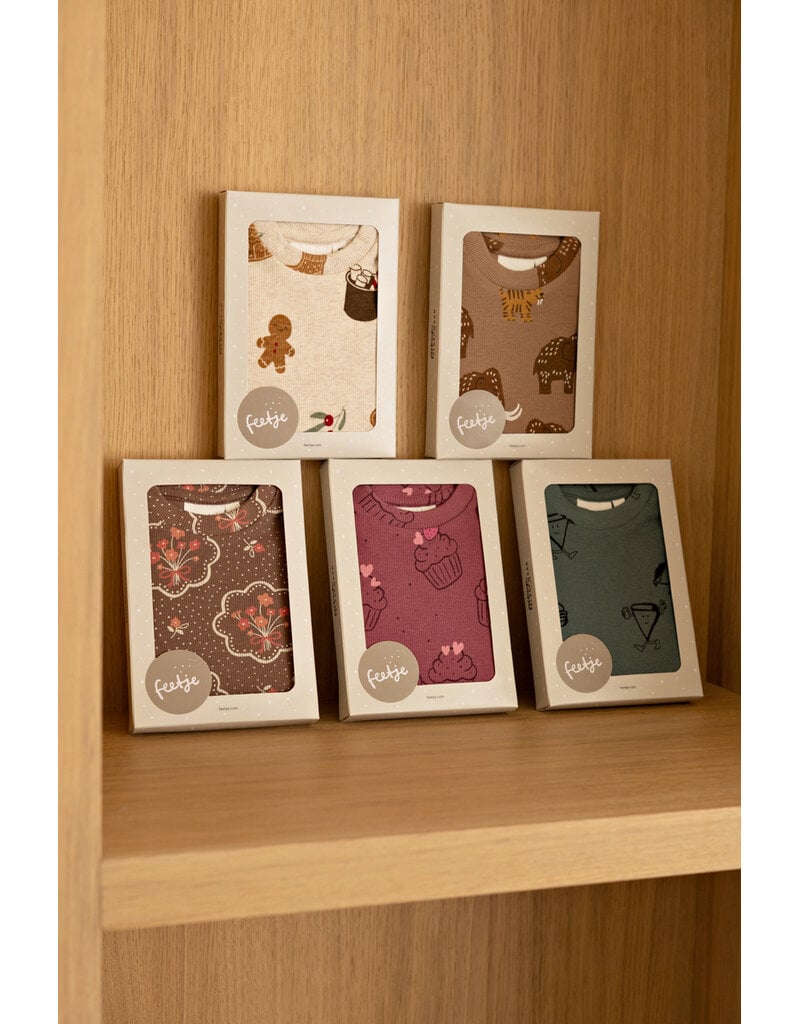 Feetje Baby Feetje Premium Limited pyjama Milo Mammoet – Taupe