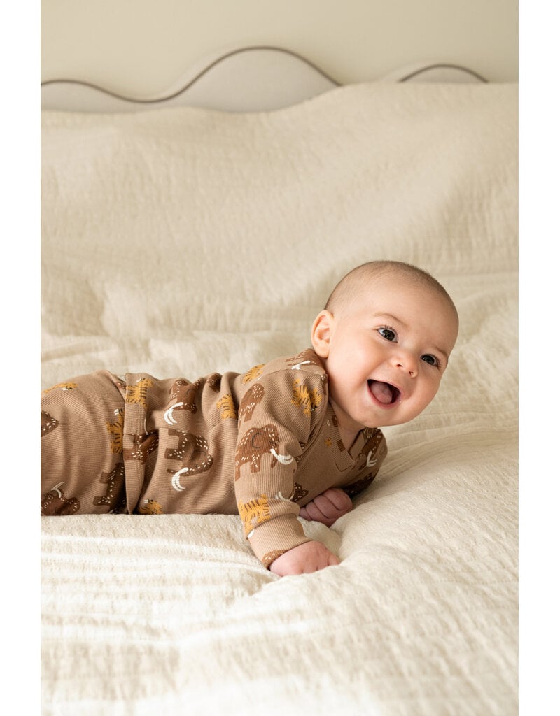 Feetje Baby Feetje Premium Limited pyjama Milo Mammoet – Taupe