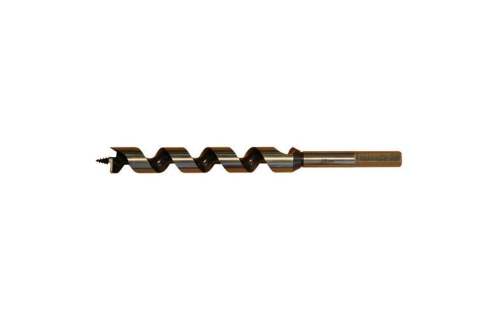 Slangenboor lengte 320 mm met zeskant aansluiting