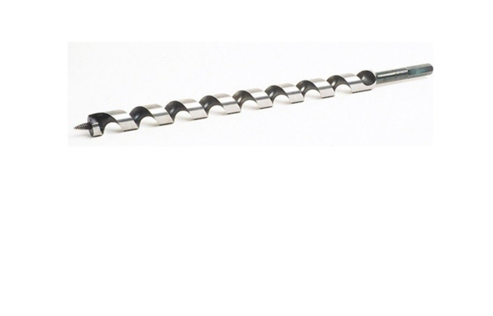 Slangenboor 460 mm lang met 3 spanvlakken