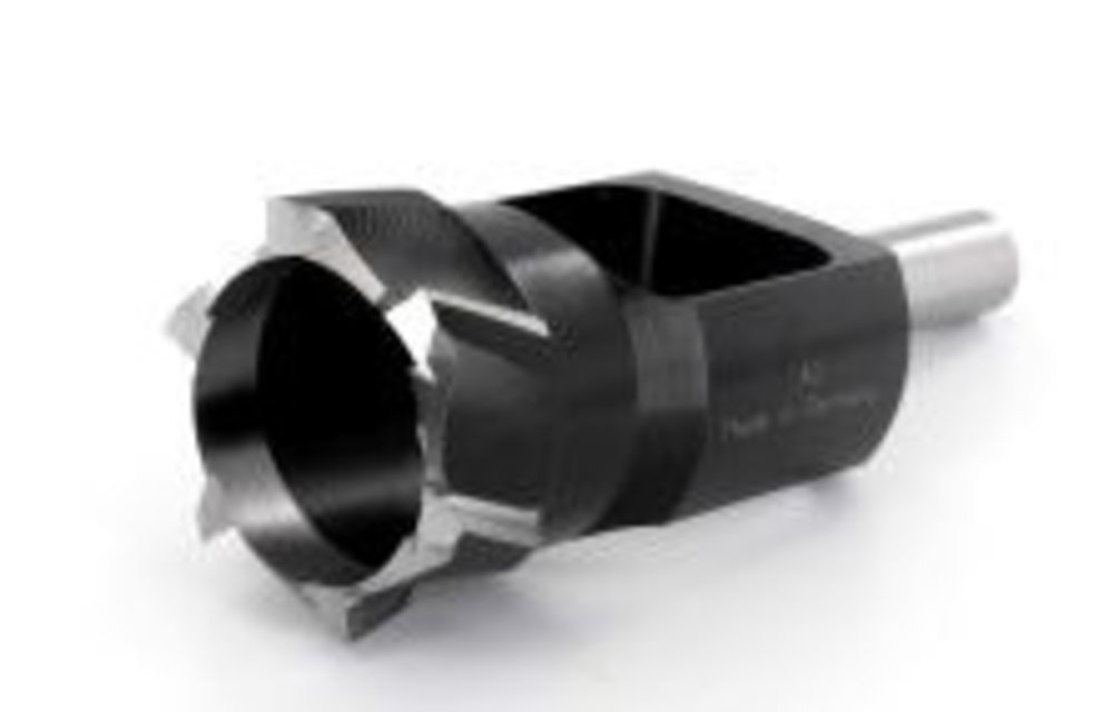 Proppenboor met cilindrische schacht maakt 70 mm proppen