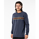 Ripcurl Surf Revival Stripe Crew Blauw Ripcurl Surf Revival Stripe Crew Blauw