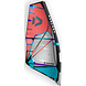 Duotone Windsurfing Windsurfzeil Super Hero C02 coral-turquoise 2022 Duotone Windsurfing Windsurfzeil Super Hero C02 coral-turquoise 2022
