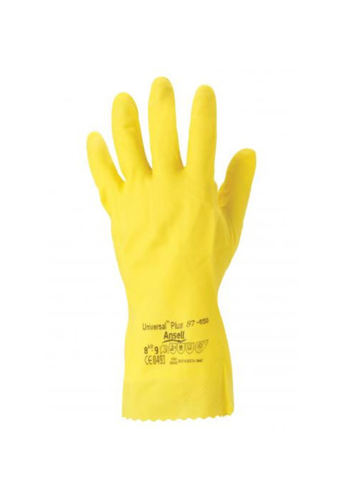 Huishoudhandschoenen, Geel