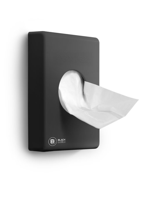 BlackSatino Hygienezakjes dispenser, Zwart