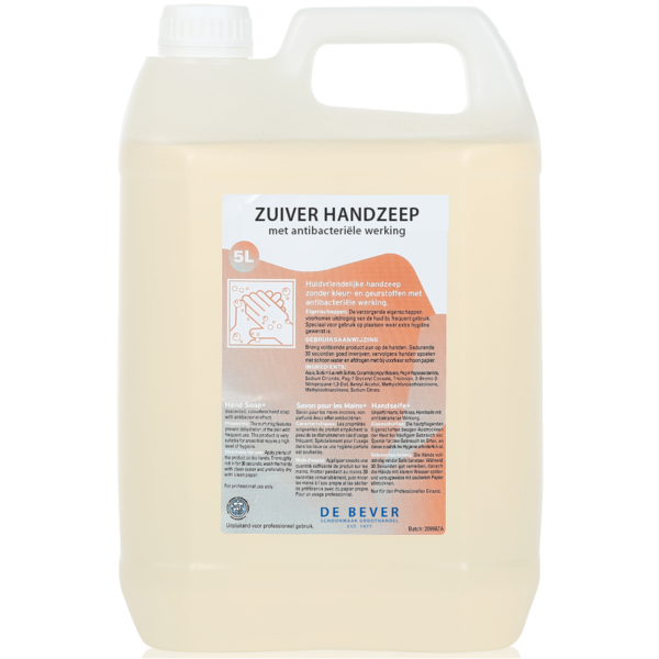 ZUIVER Dispenserzeep met Antibacteriële Werking (5 liter)