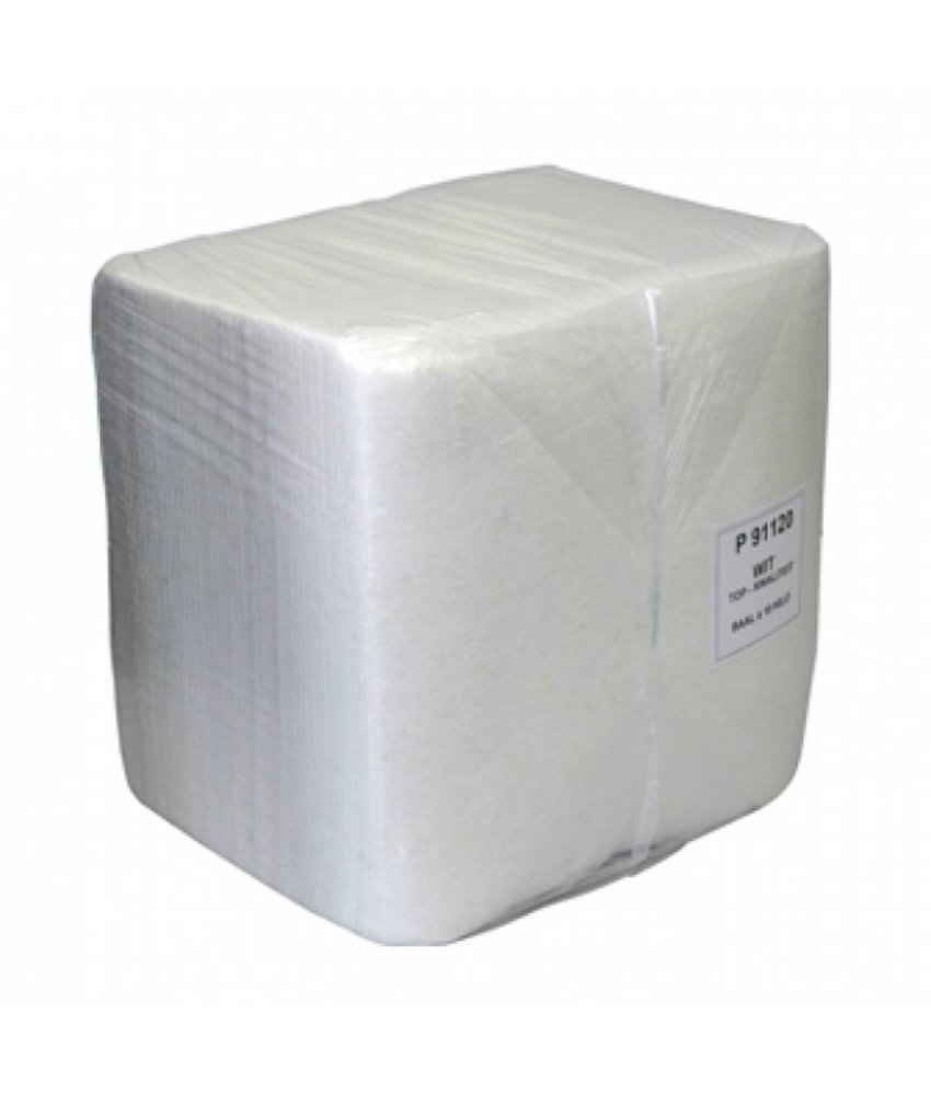 Wegwerpdoek non-woven wit 10kg. baal