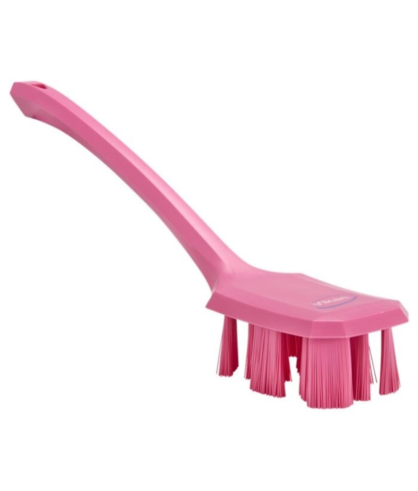 Vikan UST Afwasborstel Hard, Roze