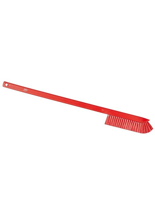 Vikan Hygiene precisieborstel lange steel, Rood