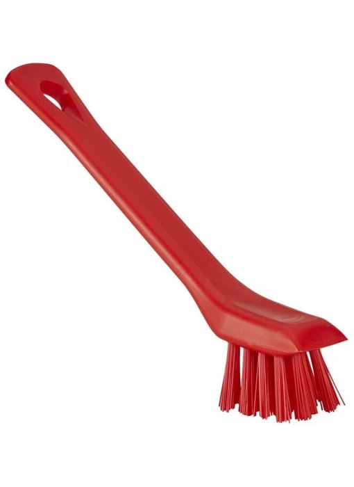 Vikan Hygiene Precisieborstel met Schraper, Rood