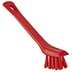 Hygiene Precisieborstel met Schraper, Rood