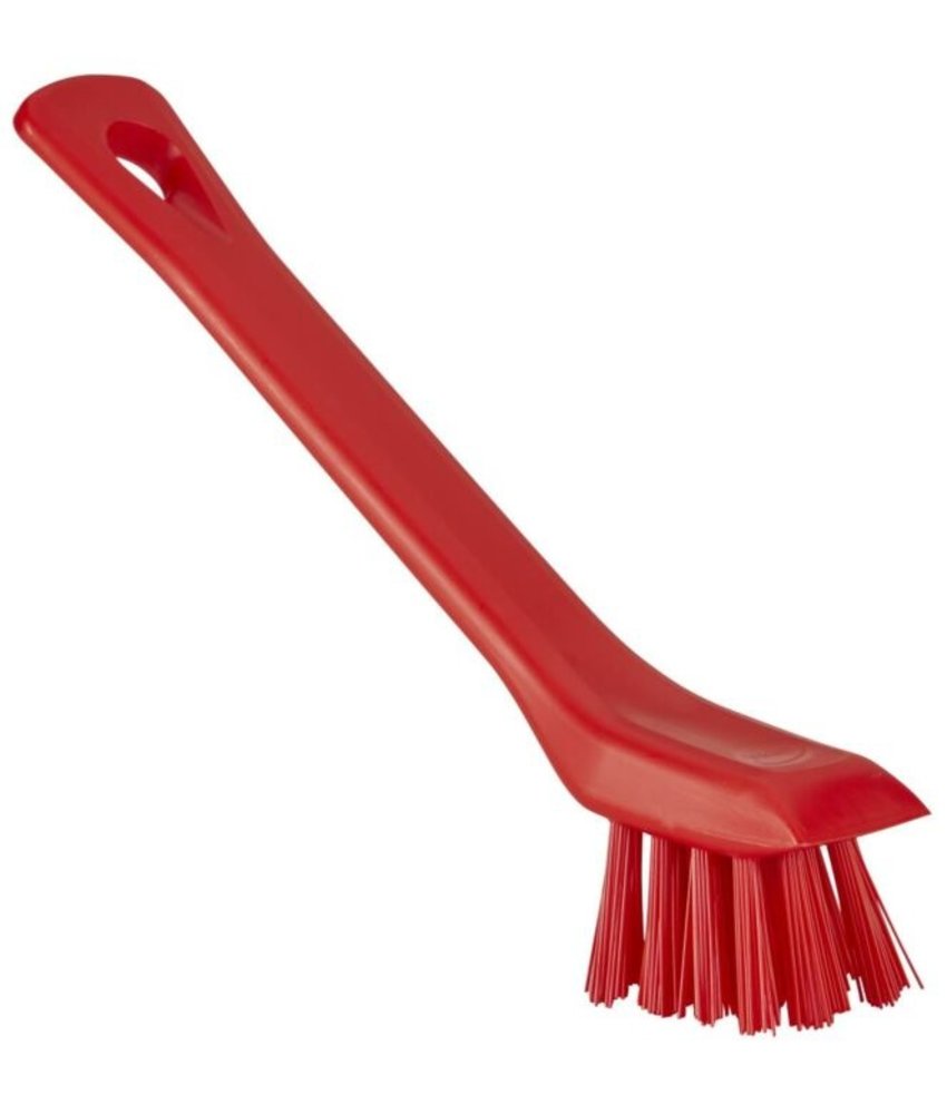 Vikan Hygiene Precisieborstel met Schraper, Rood