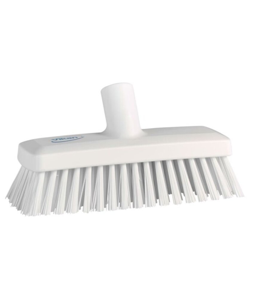 Vikan Compacte Luiwagen met Schuin geplaatste vezels Hard Wit