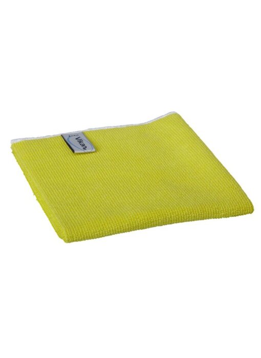 Vikan Microvezeldoek BASIC 32  40 x 40 cm Geel