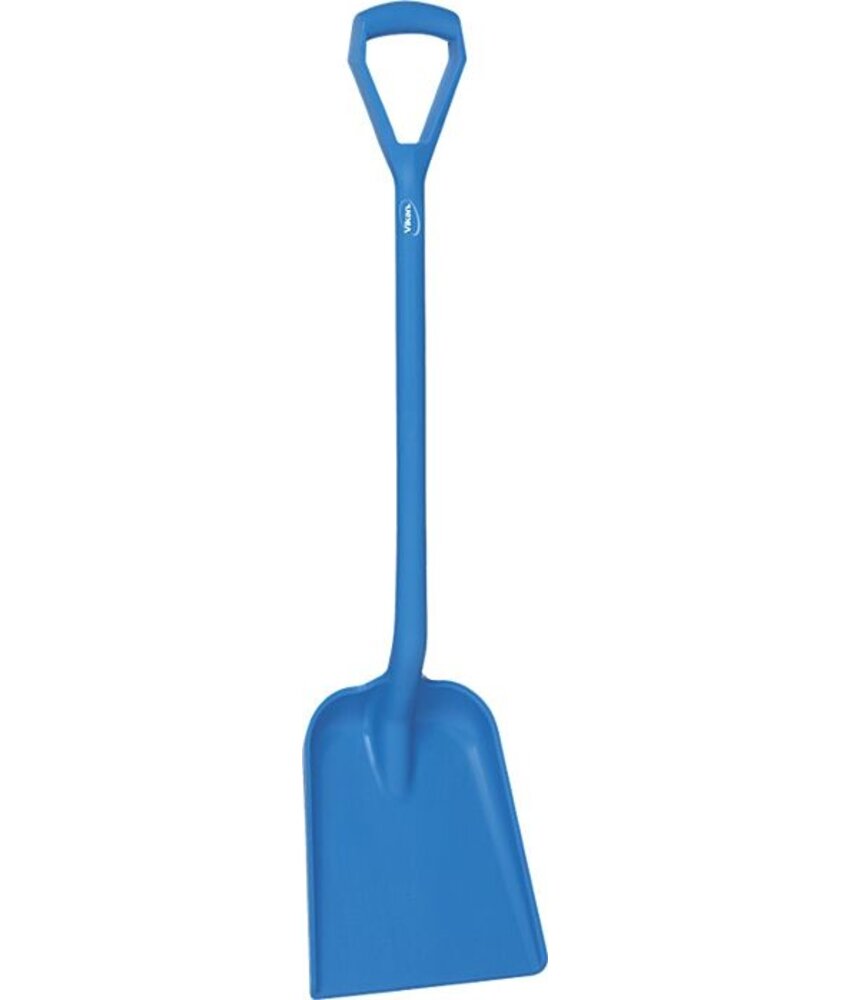 Vikan Schop D-grip Standaard Blad Detec. Blauw